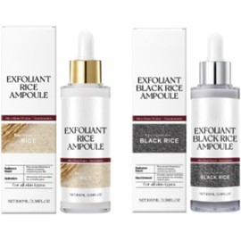 ISBEAUSOLS 2pcs Rice Face Scrubs