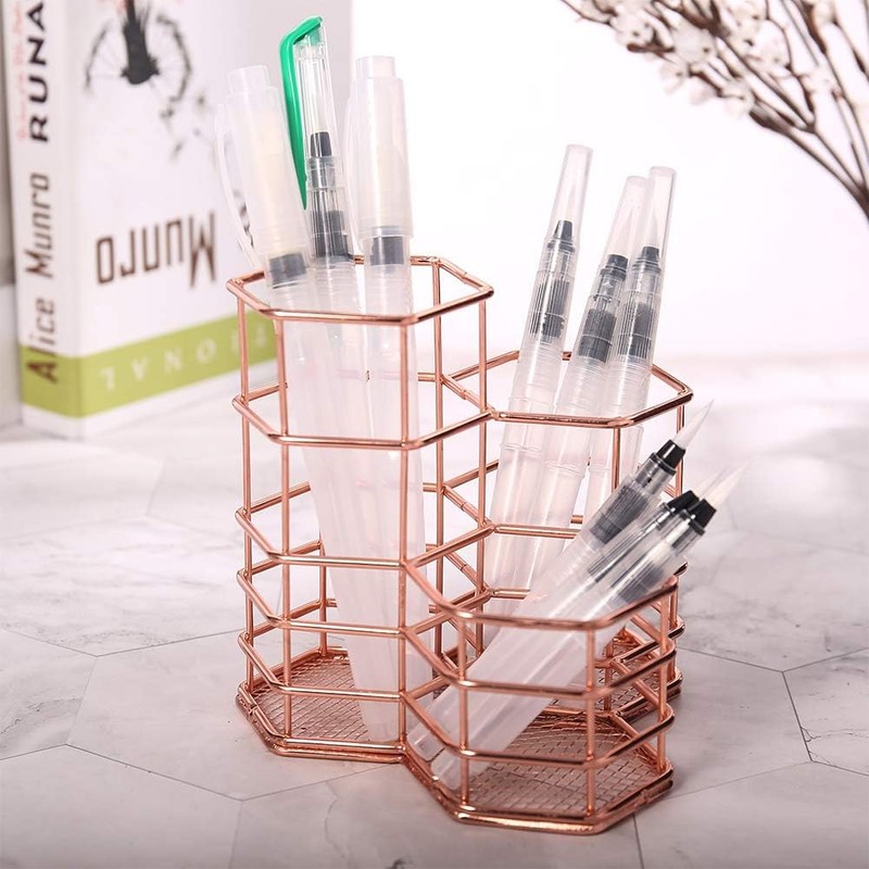 6 PCS Refillable Watercolour Brush Pens Set, Watercolour Pens, Water