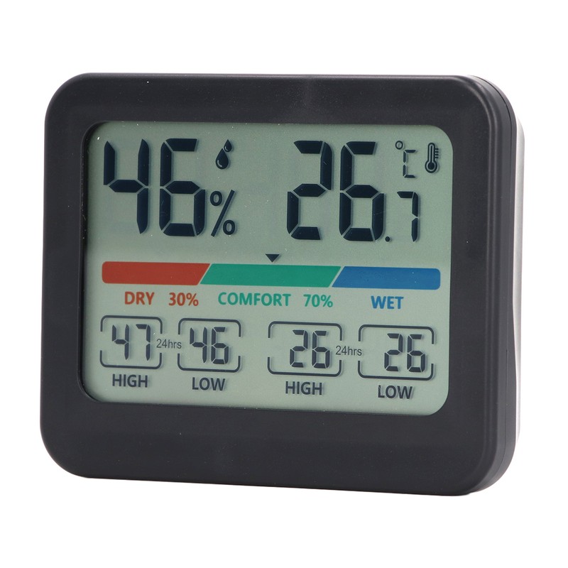 Digital Hygrometer Thermometer LCD Display Electronic Temperature and Humidity Monitor