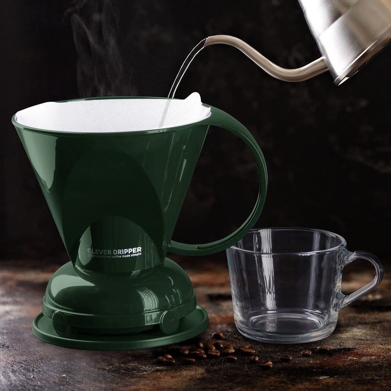 Clever Coffee Dripper and Filters, Large 18 oz| Barista's Choice|
