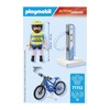 PLAYMOBIL 71732 Policier cycliste with recharge terminal