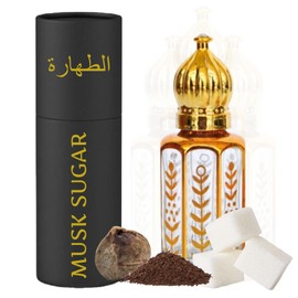 Equivalence Equivalence Musk Al Tahara ??? ??????? Pure Perfume Oil, Attar Bottle Deluxe Roll-On 10ml -Alcohol Free (0.34 Fl Oz (Pack of 1), SUGAR MUSK)