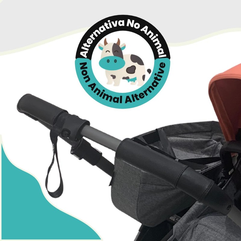 PROTEC TIF | Faux Leather Handlebar Covers Compatible with Bugaboo
