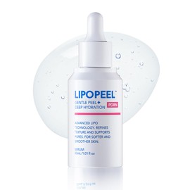 LIPOPEEL Lipo Peel Serum, PDRN 1.0 fl oz (30 ml), Exfoliation Care, Introduction Beauty Serum, Liposome Type, Sensitive Skin Patch Tested, AHA, BHA, PHA, Niacinamide, Vitamin C Derivative, CICA