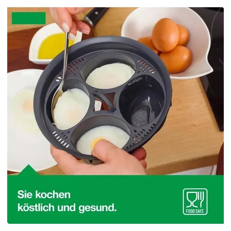 Estuchelandia Cesta Molde Huevos Cocidos Vapor Olla Thermomix Tm5 Tm6