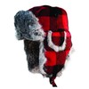 Eskimo Apparel Plaid Alaskan Fur Hat