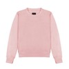 Southpole Women's Basic Fleece Crewneck, Light Pink, Large
