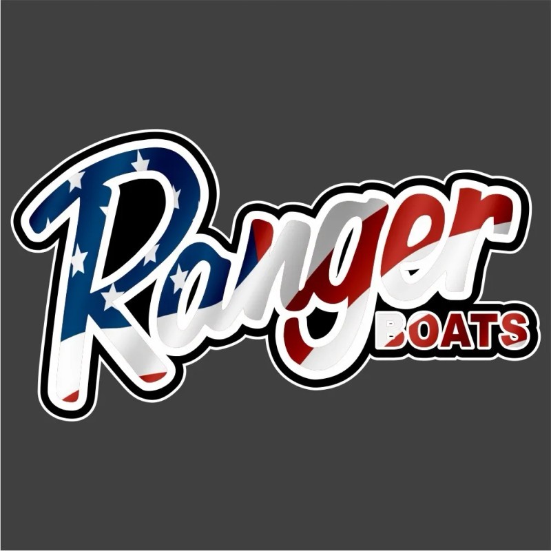 JB Company 700-105 8" Ranger Flag Decal Sticker for Truck,