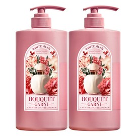 Bouquet Garni Silk Keratin Treatment White Musk, 1L, 2 pcs / 부케가르니 실크 케라틴 트리트먼트 화이트머스크, 1L, 2개