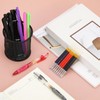 PATIKIL Retractable Gel Pen Refills, 30 Pack Black Rollerball Gel