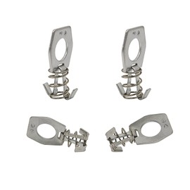 DEHOMKUS 4Pcs RV Water Heater Door Latch Metal Water Heater Cover Latch Replacement Part for RV Camper Water Heater, Door Latch Assembly or Gas Bottle Cover