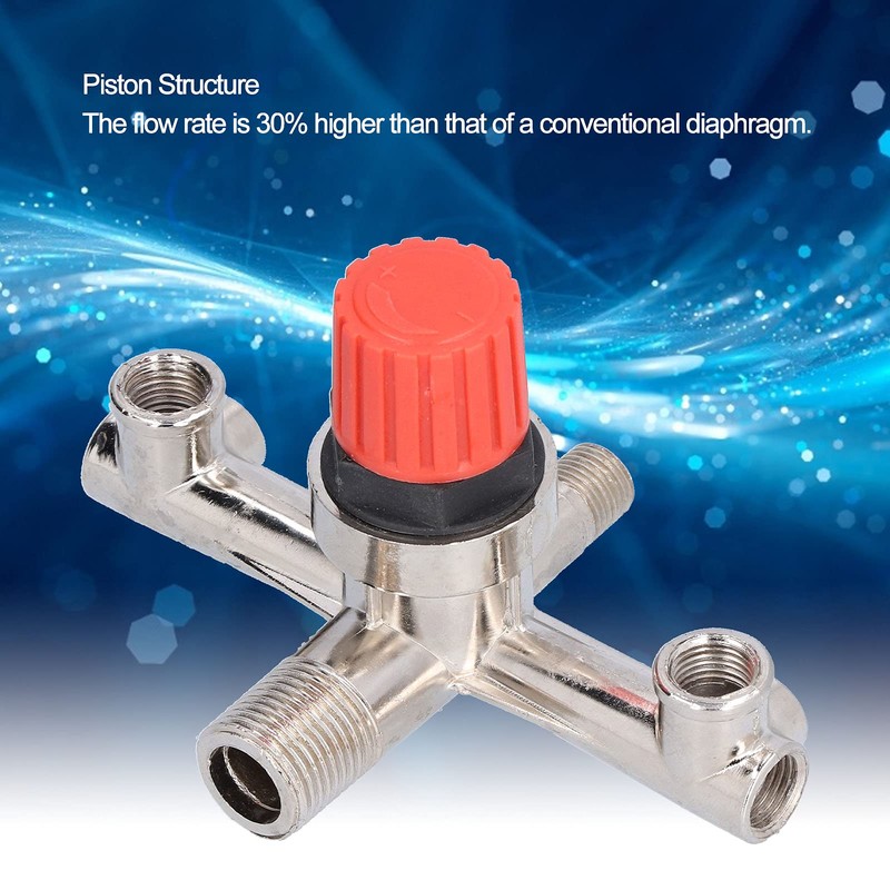 Air Compressor Pressure Switch, Double Outlet Tube Alloy Air Compressor