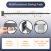 ZdwCyl Clothes Drying Rack,Laundry Drying Rack Wall Mount, Space Saver