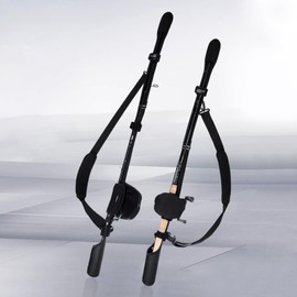 Fishing Rod Sleeve Adjustable Length Rod Sleeves Backable and Portable Fishing Pole Sleeve Travel Fishing Rod Bag Suitable for Any Model of Lure Fishing Reel (S Size Black Water Drop Wheel Bag)