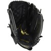 JL-125 vinyl baseball glove, outfield, size 12", REG, black