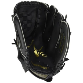 JL-125 vinyl baseball glove, outfield, size 12", REG, black