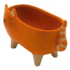 Dekohelden24 Ceramic Planter / Planter / Pink Cat Design Dimensions