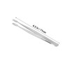 Ipetboom 3pcs Stainless Steel Stamp Tweezer Lightweight Nipper for Eyelashes