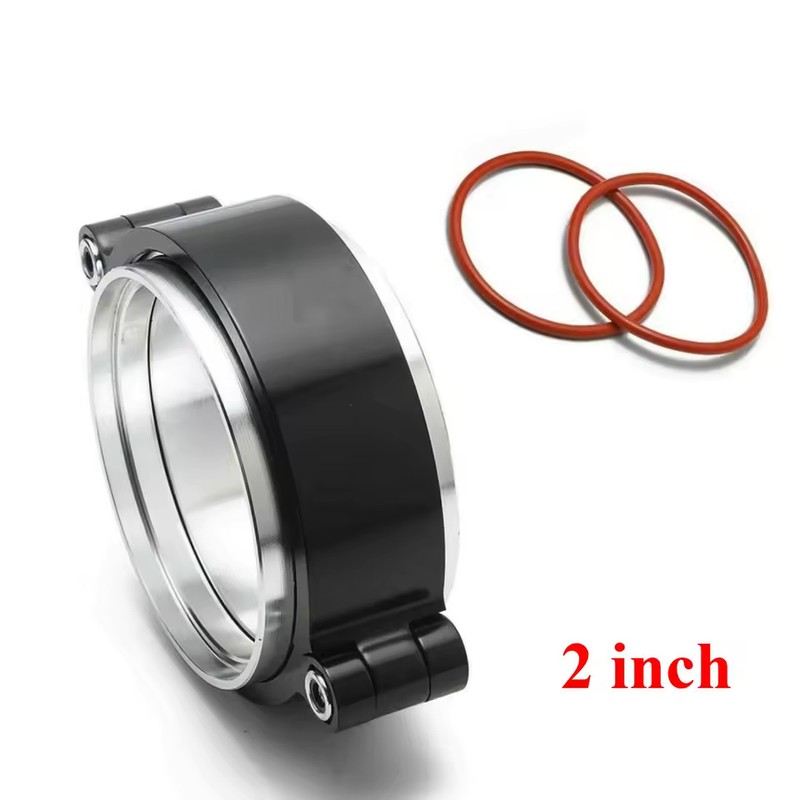 2, 2.5 and 3 Inch Anodized Aluminum Quick-Release V-Band Clamp