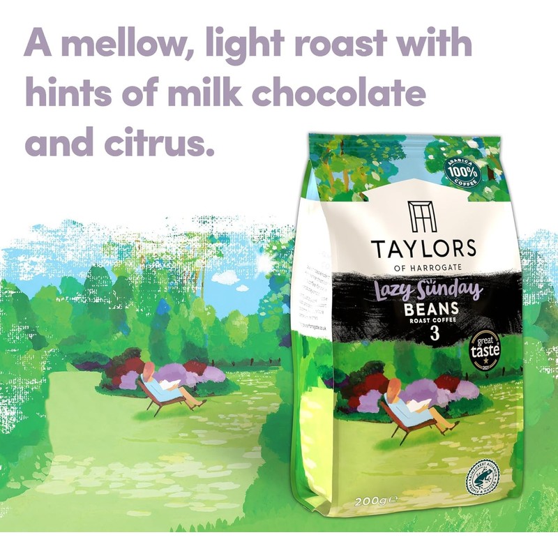 Taylors Coffee Beans (Each Pack 200g). Pick Any 6 from