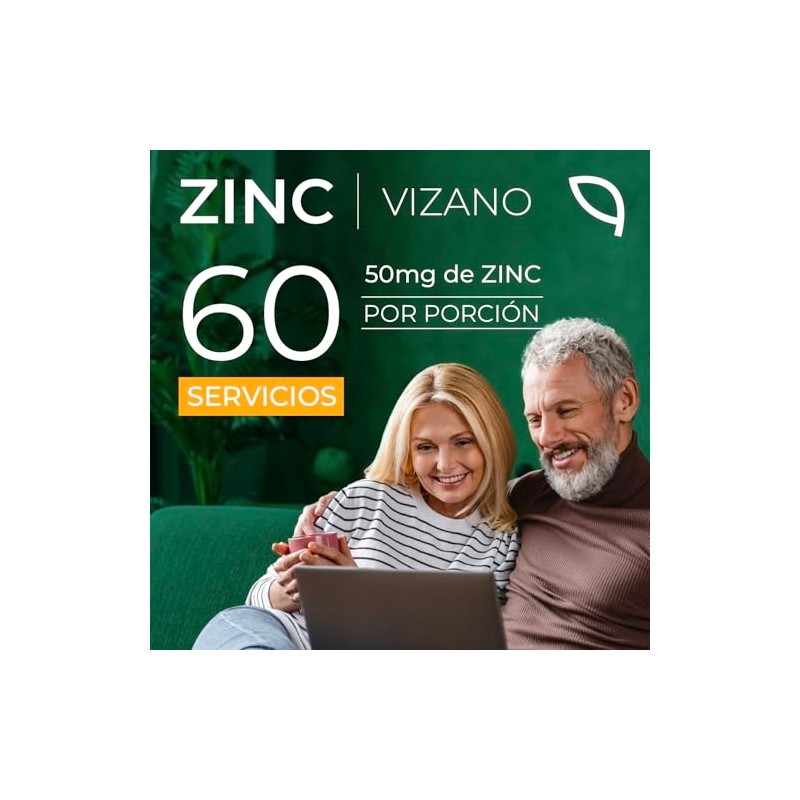 VITO - Zinc 50 mg Alta Concentración - 60 Cápsulas