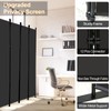 MAYOLIAH 4 Panel Room Divider Screen 6Ft Tall Foldable Privacy