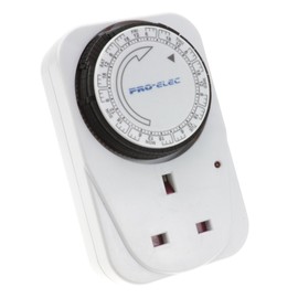 kenable 7 Day Weekly Programme Mechanical Timer Switch for UK Power Sockets