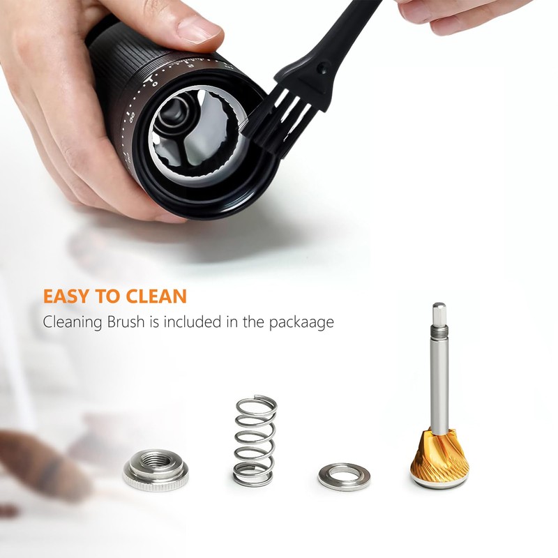 Macnoa Grind Craft Manual Coffee Grinder – 60 Grind Settings,