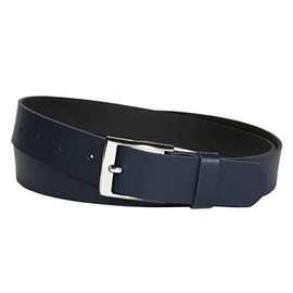 Vascavi Genuine Leather Belt, 3 cm Wide and Approx. 0.25 cm Thick, Belt, Waist Belt, Denim Belt, Made in Germany, darkblue