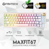 FANTECH MAXFIT67 3-Mode Mechanical Gaming Keyboard RGB Backlit, 65% (67-Key)