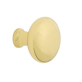 Nostalgic Warehouse New York Brass 1 3/8" Cabinet Knob in Unlacquered Brass