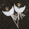 UUYYEO 12 Pcs Small Angel Wings Fabric Wings Applique Patches