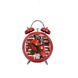 Baymax Big Hero Alarm Clock for Children Analogue Gift for Children Boys Men Cinema Cartoon Film