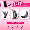 RITALASH Lash Clusters 80D DIY Cluster Lashes Fluffy Volume Eyelash