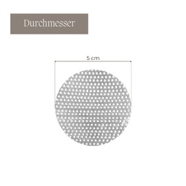 Replacement Strainer Silver Brass Incense Strainer - Heat Resistant Replacement Strainer for Incense Burners & Incense Burners, Diameter 5 cm, Universal Fit