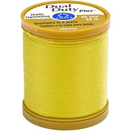 Coats S977-7260 Dual Duty Plus Jean & Topstitching Thread, Mimosa
