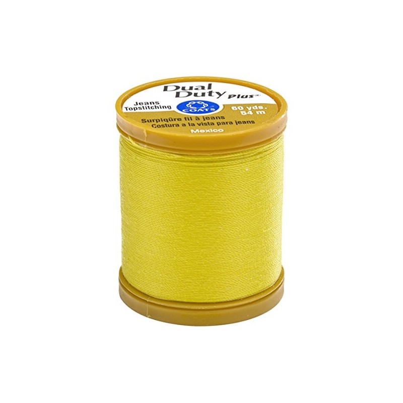 Coats S977-7260 Dual Duty Plus Jean & Topstitching Thread, Mimosa