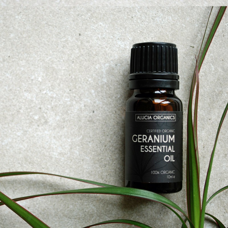 Alucia Organics Certified Organic Geranium Essential Oil 10 ml