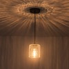 HGHYjrxfkl 1 Pack Crack Finish Glass Lamp Shade,Clear Crackle Finish