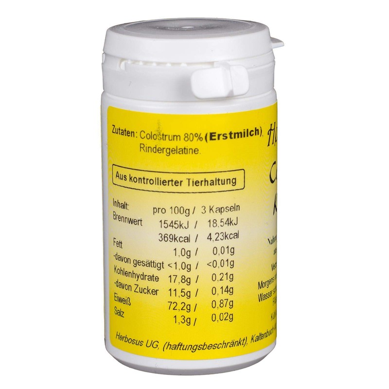 Colostrum Capsules at the Herbosus, 60 Capsules