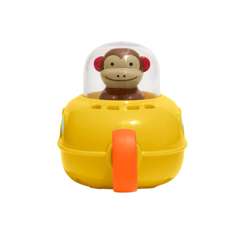 Skip Hop Pull & Go Monkey Submarine: Baby Bath Toy,