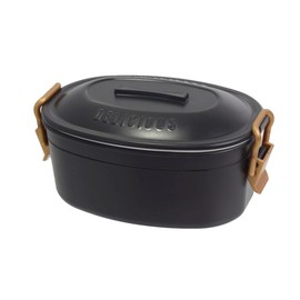 Sabu 363757 Copelt Antibacterial Tight Lock Ranch, 2 Tiers, Black, 22.0 fl oz (650 ml)