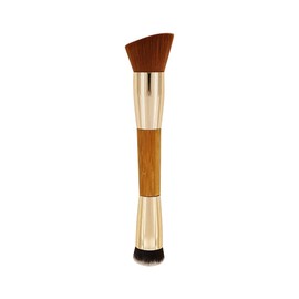 Double Ended Blush Makeup Brush Liquid Foundation Blend Brush Loose Powder Brush Applicator Angled Cosmetic Brush Face Cream Brush