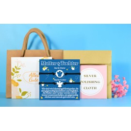 Mother Daughter Bracelet Grandma Granddaughter Gifts for Aunt and Niece Bracelets Guardian Angel Mum Gift from Grandmother Birthday Gift for Birthday Gift Ideas Jewellery Women Jewellery Set for 2