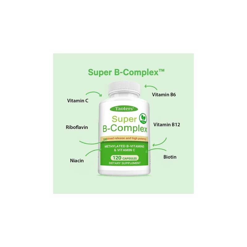 Cápsulas De Vitamina Taoters Super B Complex