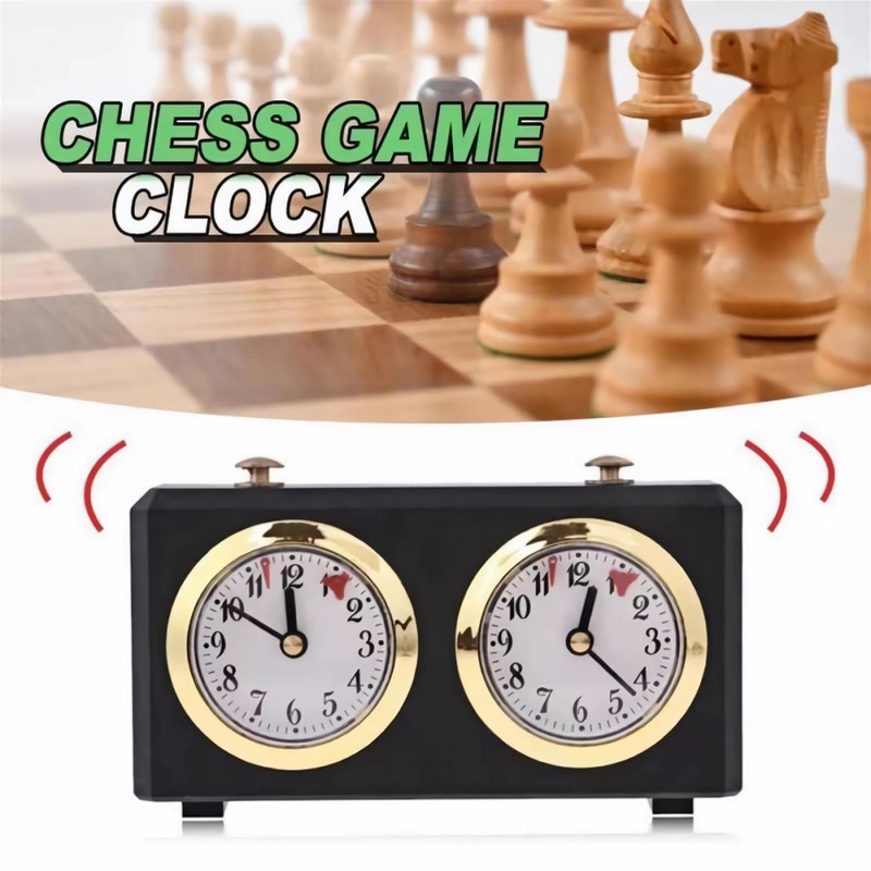 Chess Timer, Analog Chess Clock Timer, Professional Chess Clock with