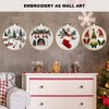 SYYZJKK Christmas Embroidery kit for Beginners, Beginner Embroidery kit for