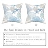 Sweetshow Nautical Coastal Throw Pillow Covers 12x12 Inch Summer Ocean