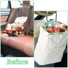 HIAHXC Car Bin Foldable Hanging Car Trash Bin with Storage