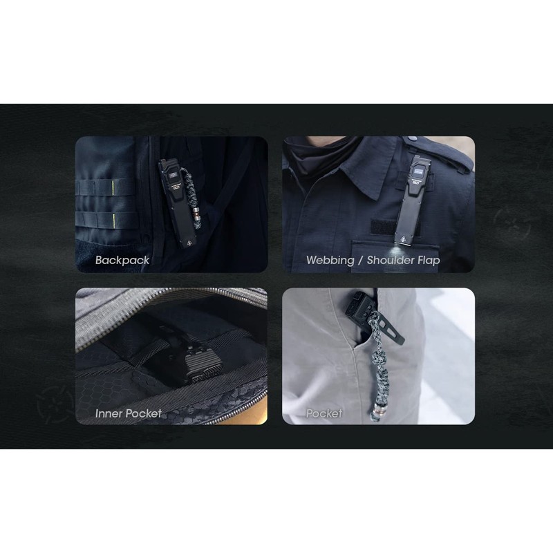 EdisonBright Nitecore EDC27 3000 Lumen USB Rechargeable slim body LED